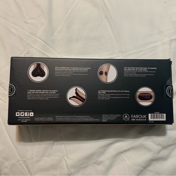 Special Edition CHI Spin N Curl Ceramic Curling Iron 1". Rose Gold. - Picture 10 of 12